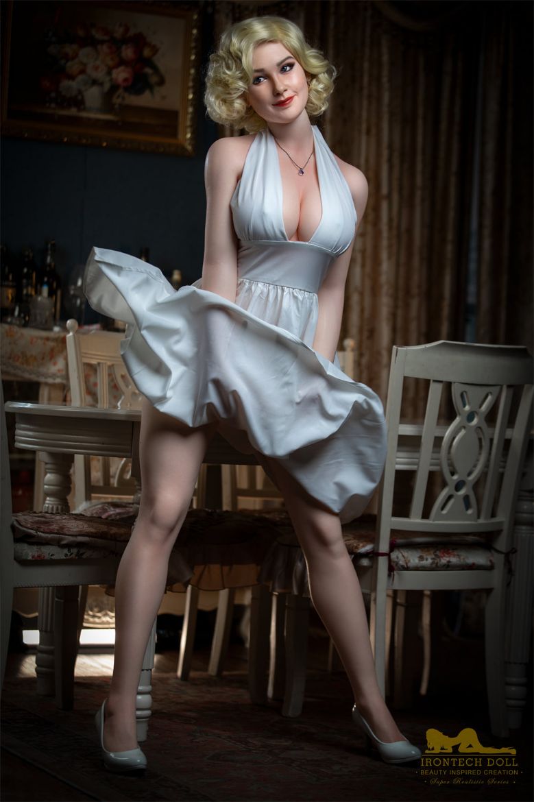 Picture of Irontech Female Silicone Doll Carmel S12: Irontech White Sex Doll (Full Silicone)