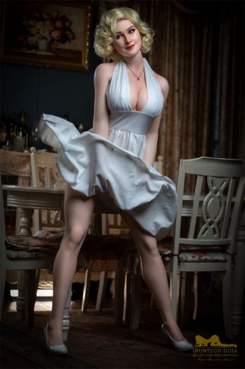 Picture of Irontech Female Silicone Doll Carmel S12: Irontech White Sex Doll (Full Silicone)