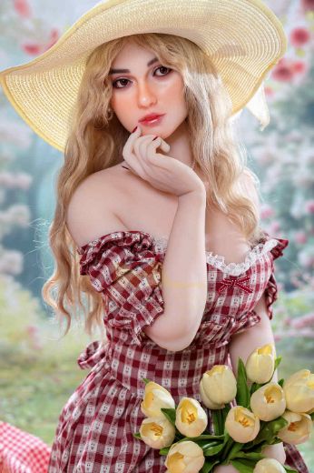 Picture of Irontech Silicone Doll 162cm/5ft4 A-cup Silicone Head Sex Doll – Tina