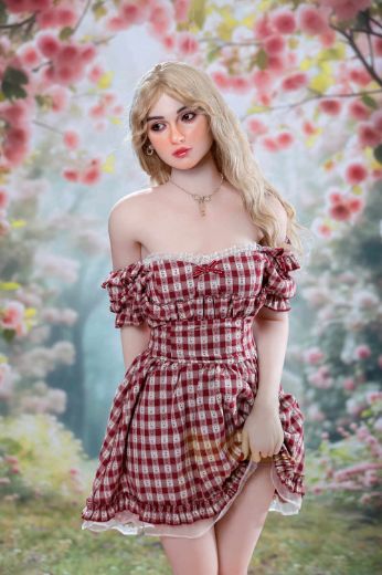 Picture of Irontech Silicone Doll 162cm/5ft4 A-cup Silicone Head Sex Doll – Tina