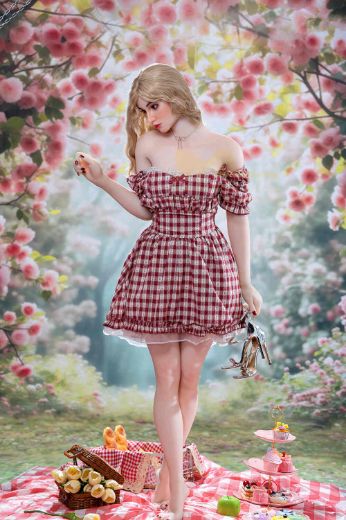 Picture of Irontech Silicone Doll 162cm/5ft4 A-cup Silicone Head Sex Doll – Tina