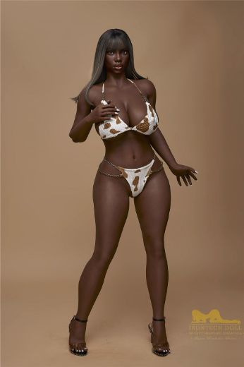 Picture of Irontech Silicone Doll Penny S33: Irontech Black Sex Doll(Full Silicone)