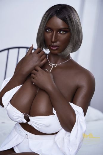Picture of Irontech Silicone Doll S28: Irontech Black Sex Doll (Full Silicone)