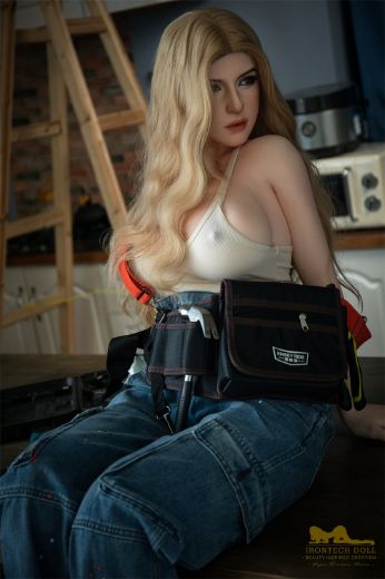 Picture of Irontech Silicone Dolls Flora S38: Irontech White Sex Doll (Full Silicone)