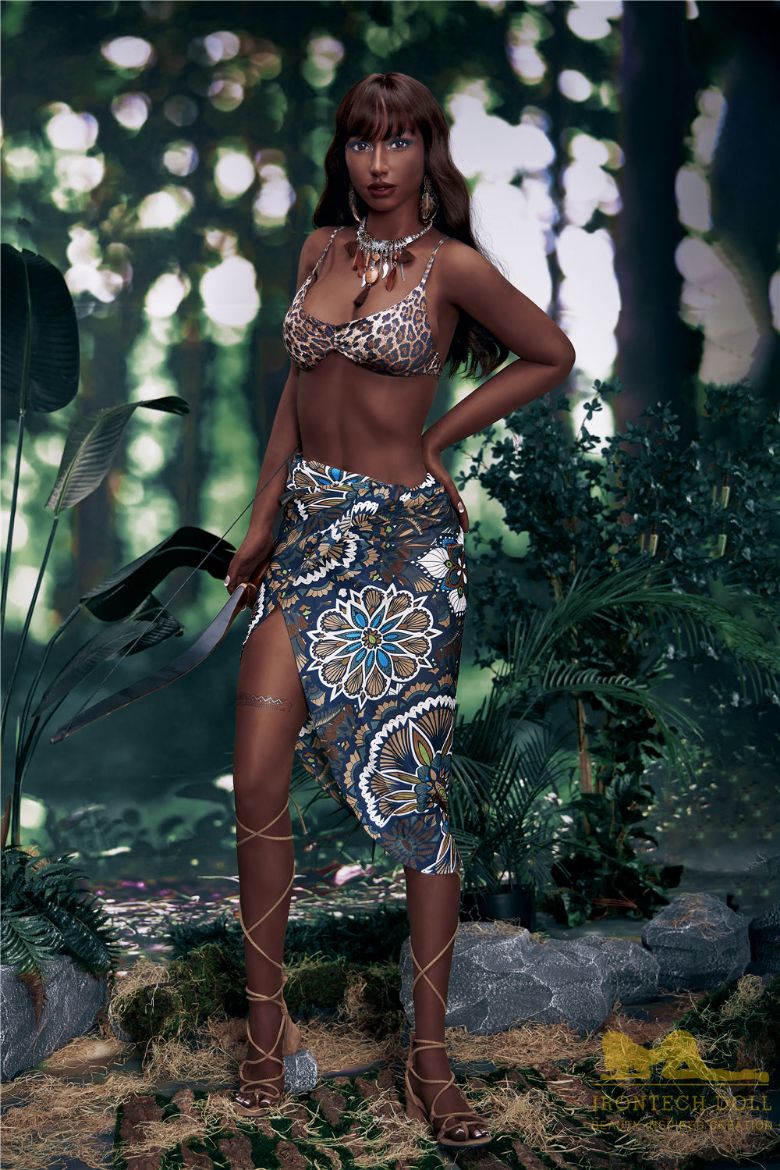 Picture of Irontech Tpe Doll Zara: Irontech Black Sex Doll