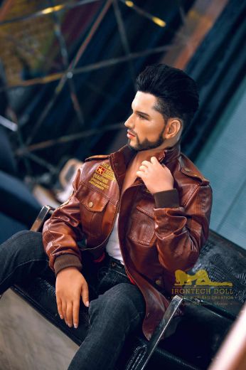 Picture of Irontech Male Doll 162cm/5ft4 Male Silicone Head Sex Doll – Kevin (Tan Skin)