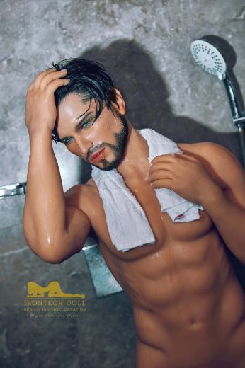 Picture of Irontech Male Doll 162cm/5ft4 Male Silicone Head Sex Doll – Kevin (Tan Skin)