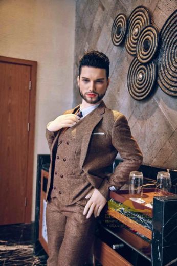 Picture of Irontech Male Doll 162cm/5ft4 Male Silicone Head Sex Doll – Kevin (White Skin)