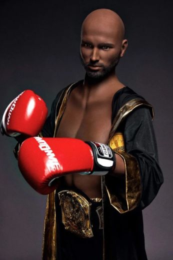 Picture of Irontech Male Doll 175cm/5ft9 Male TPE Sex Doll – Kevin (Black Skin)