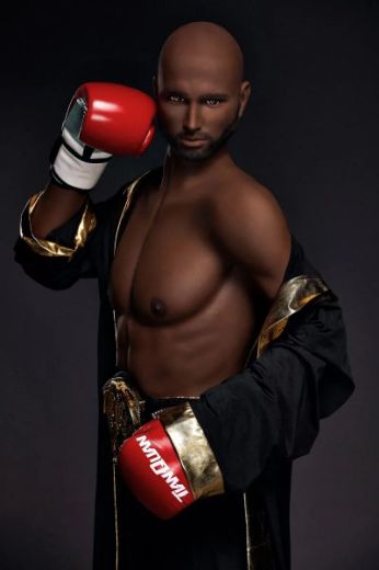 Picture of Irontech Male Doll 175cm/5ft9 Male TPE Sex Doll – Kevin (Black Skin)