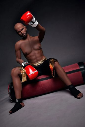 Picture of Irontech Male Doll 175cm/5ft9 Male TPE Sex Doll – Kevin (Black Skin)