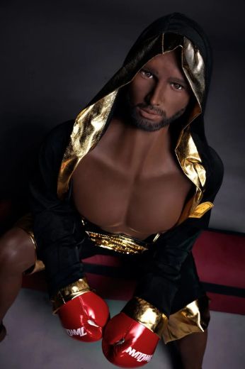 Picture of Irontech Male Doll 175cm/5ft9 Male TPE Sex Doll – Kevin (Black Skin)