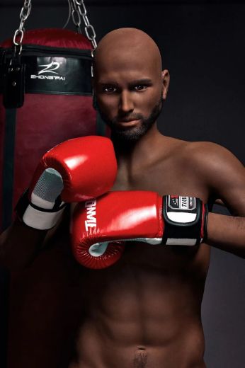 Picture of Irontech Male Doll 175cm/5ft9 Male TPE Sex Doll – Kevin (Black Skin)