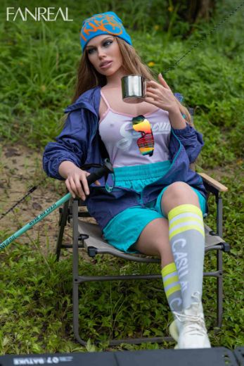 Picture of (Real Skin Texture Version) 155cm/5ft1 F-cup Silicone Sex Doll – Kelly