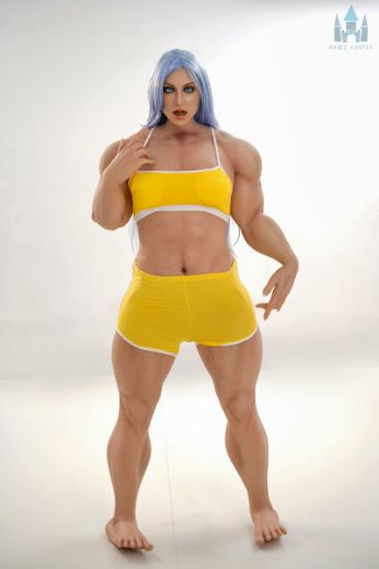 Picture of 160cm/5ft3 B-cup Muscular Silicone Sex Doll – Kali