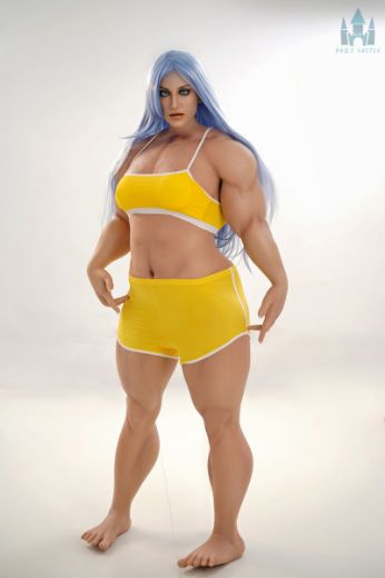 Picture of 160cm/5ft3 B-cup Muscular Silicone Sex Doll – Kali