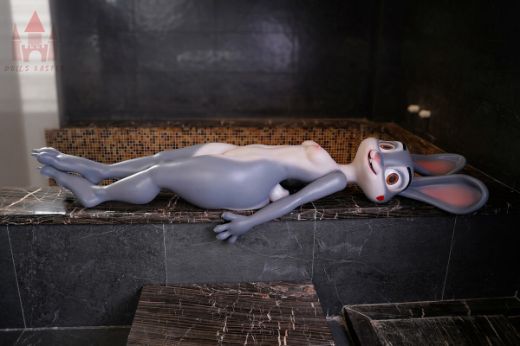 Picture of 168cm/5ft6 A-cup Silicone Sex Doll – Rabitty (Judy Hopps)