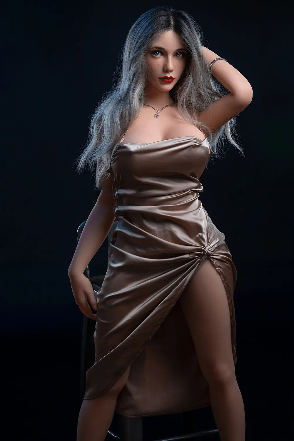Picture of XY Doll | 158cm/5ft2 D-cup Silicone Head Sex Doll – Mercat