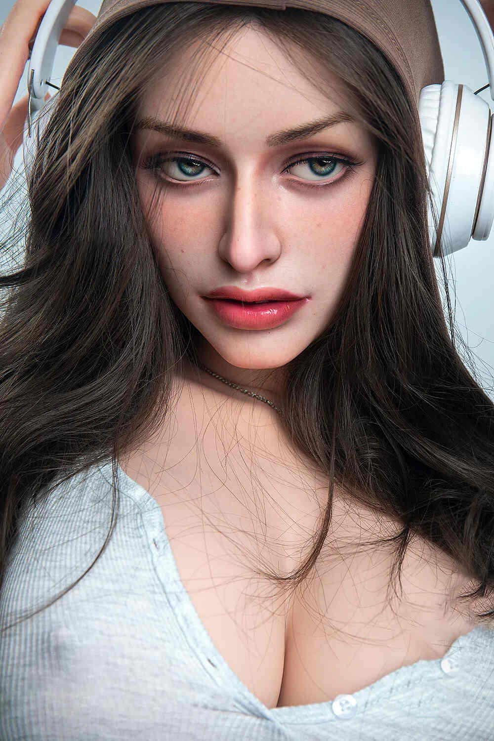 Picture of XY Doll | 162cm/5ft4 G-cup Silicone Head Sex Doll – Everleigh