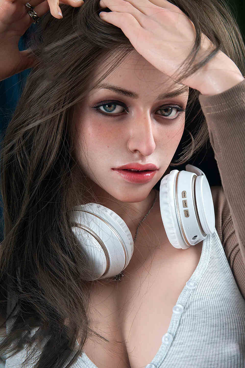 Picture of XY Doll | 162cm/5ft4 G-cup Silicone Head Sex Doll – Everleigh