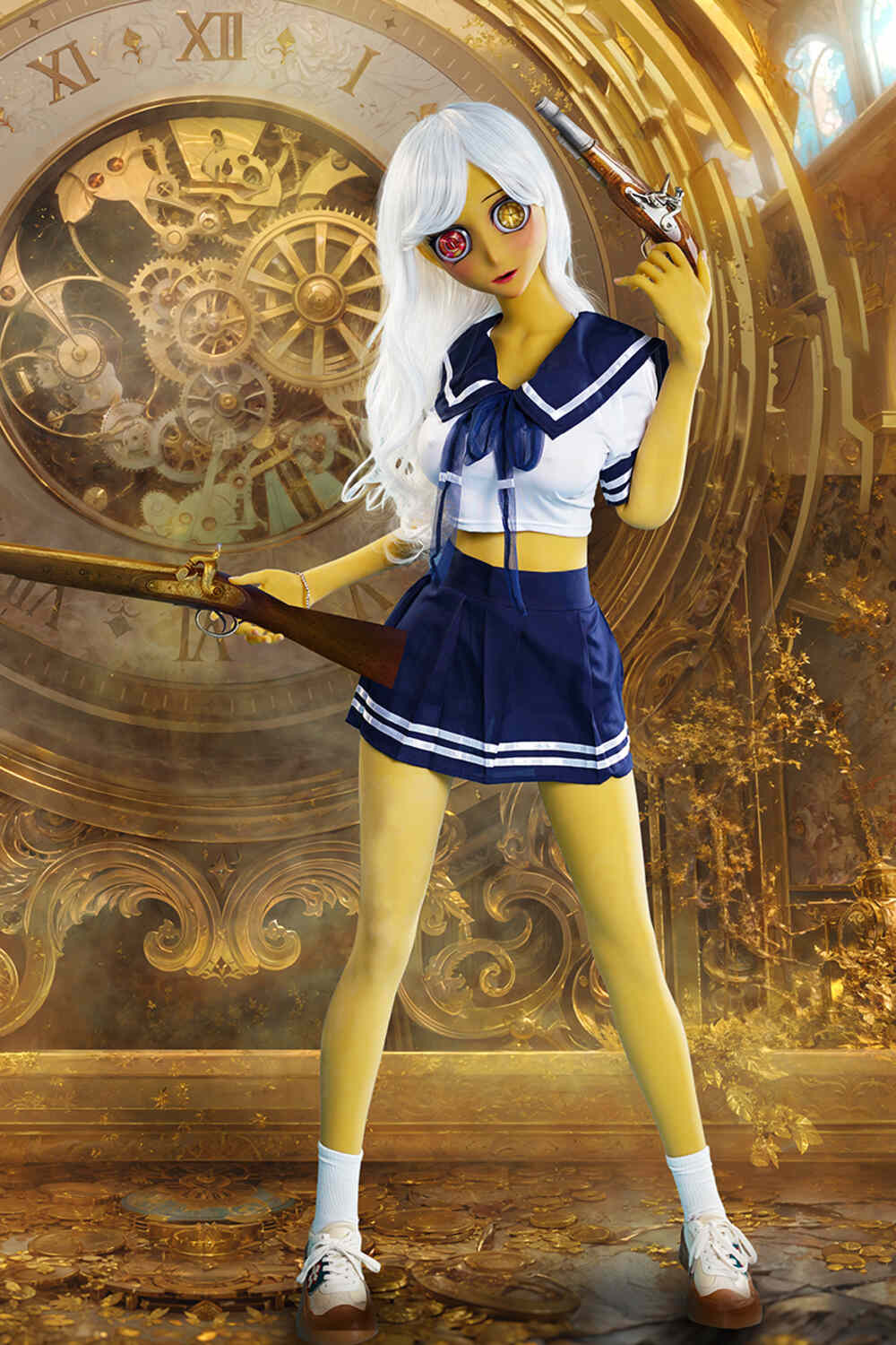 Picture of Dolls Castle | 160cm/5ft3 D-cup TPE Sex Doll – Inasidey (All-in-one)