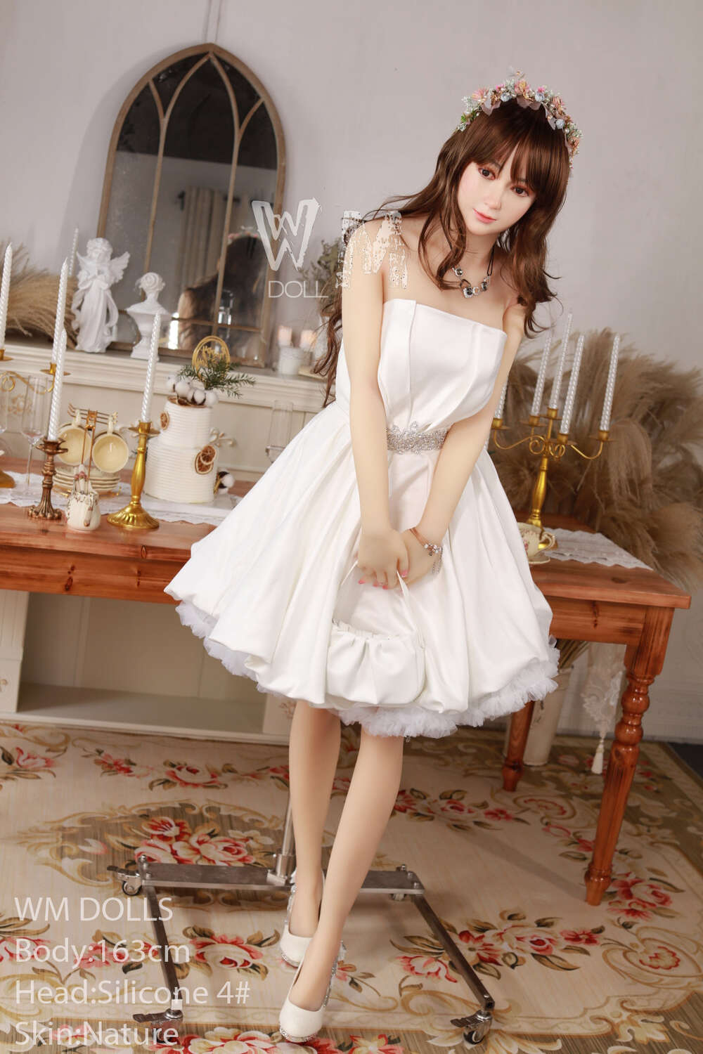 Picture of WM Hybrid Sex Doll 163cm/5ft4 C-cup Silicone Head Sex Doll – Myrtille