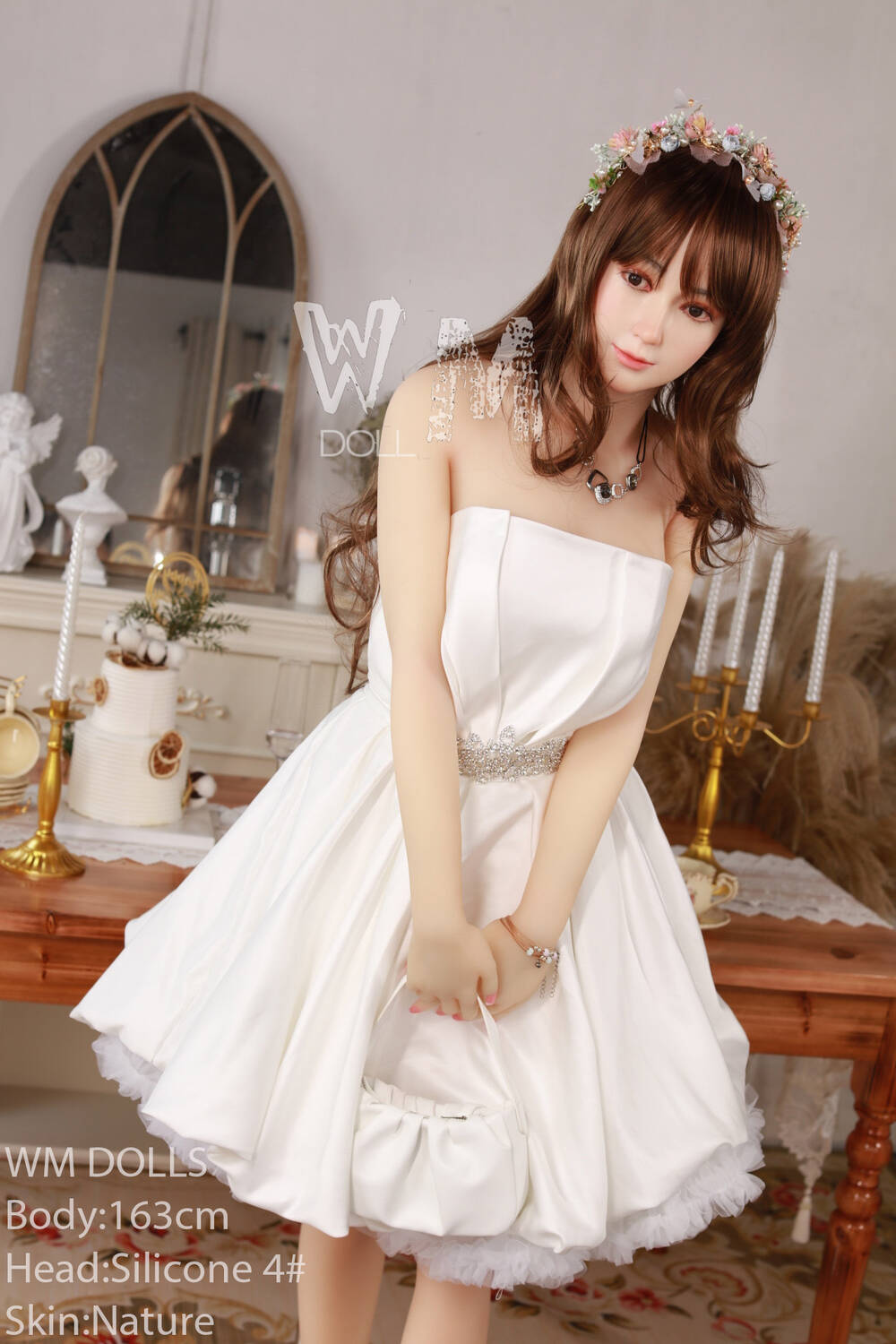 Picture of WM Hybrid Sex Doll 163cm/5ft4 C-cup Silicone Head Sex Doll – Myrtille