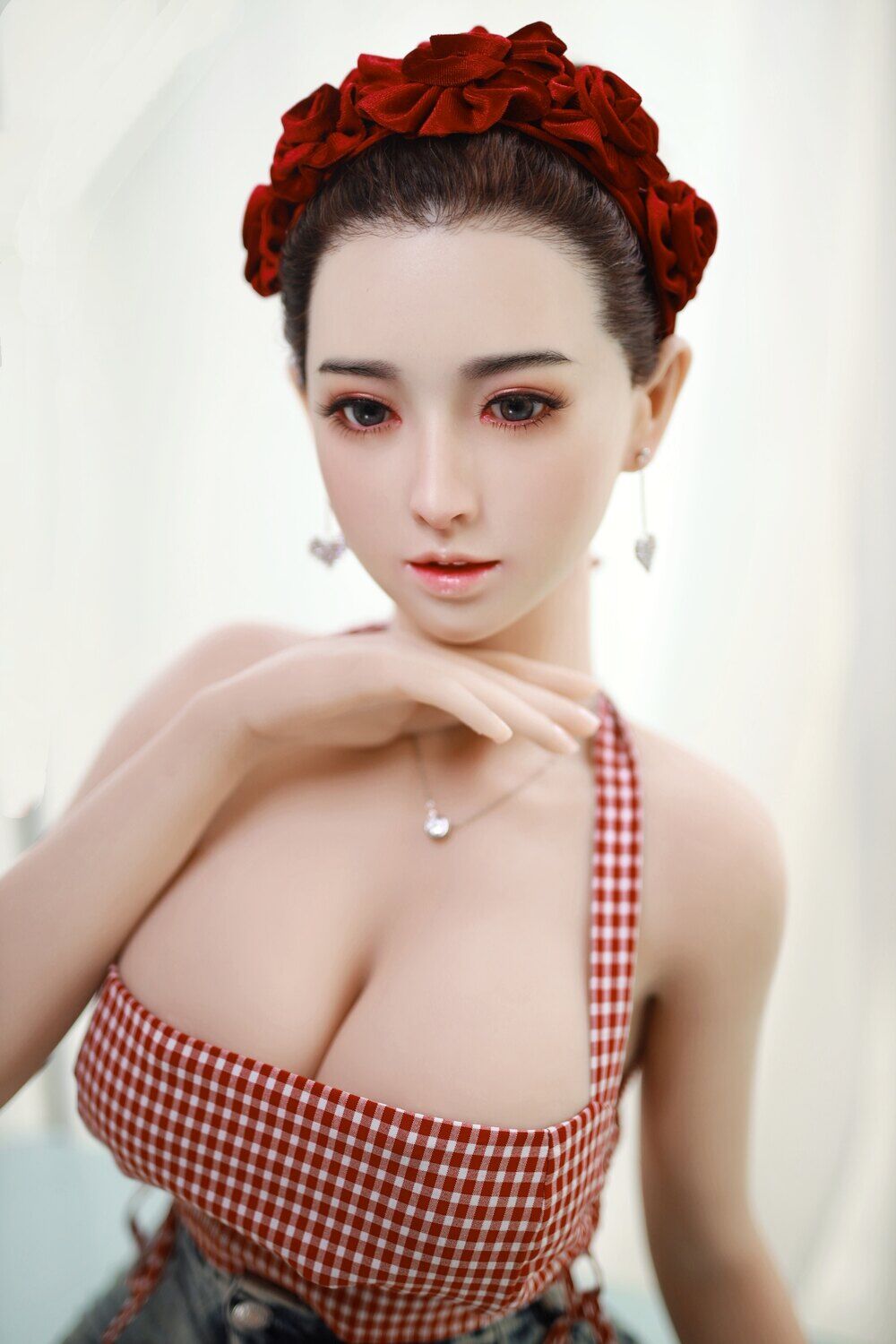 Picture of JY Doll | 157cm/5ft2 H-cup Silicone Head Sex Doll – Ina Bryce