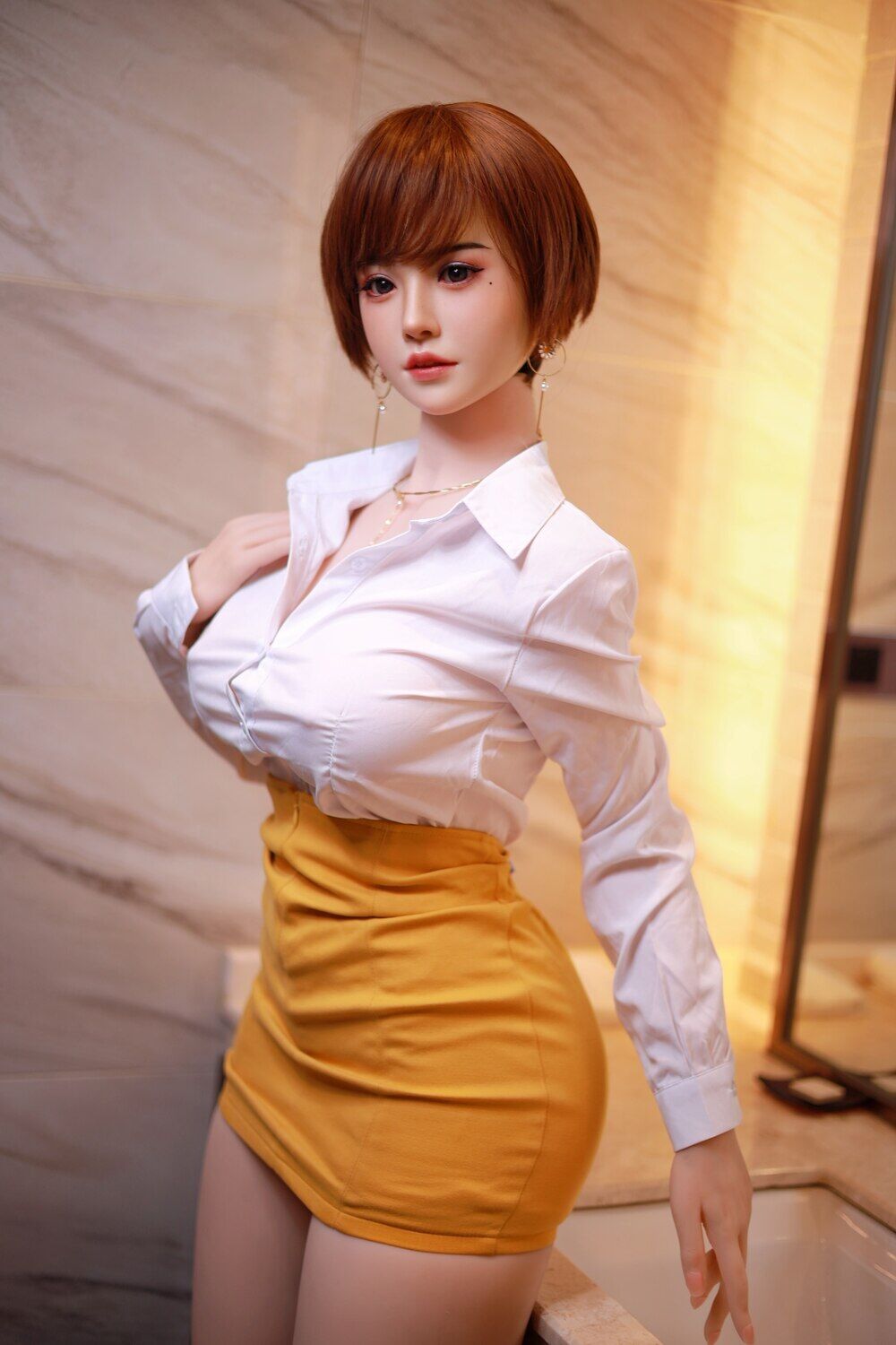 Picture of JY Doll | 163cm/5ft4 K-cup Silicone Head Sex Doll – Yun Xi