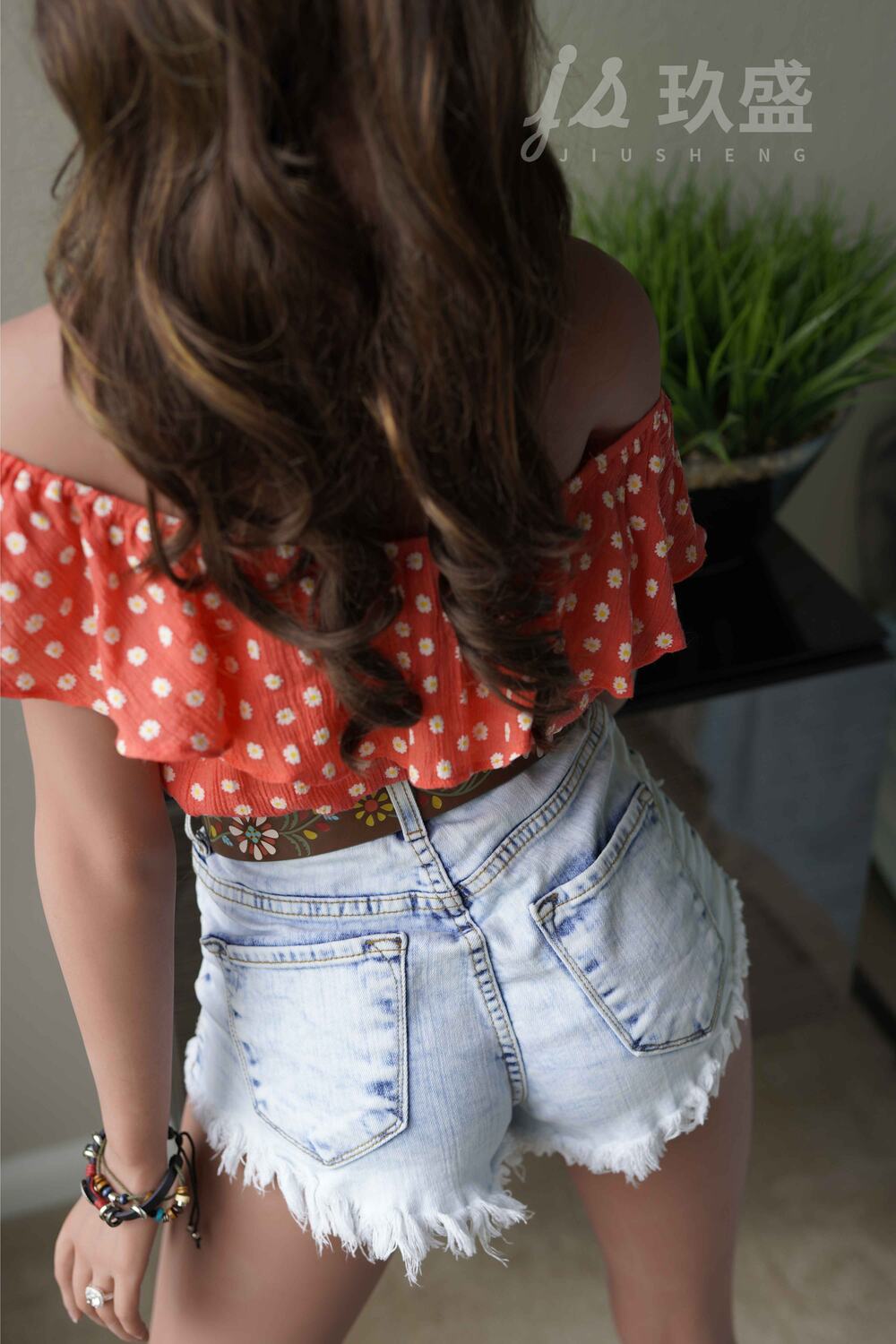 Picture of Jiusheng Sex Dolls 162cm/5ft4 E-cup Silicone Head Sex Doll – Gina