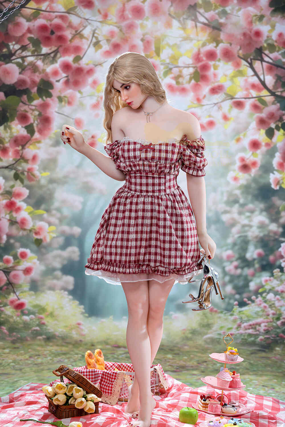 Picture of Irontech Silicone Sex Doll 162cm/5ft4 A-cup Silicone Head Sex Doll – Tina