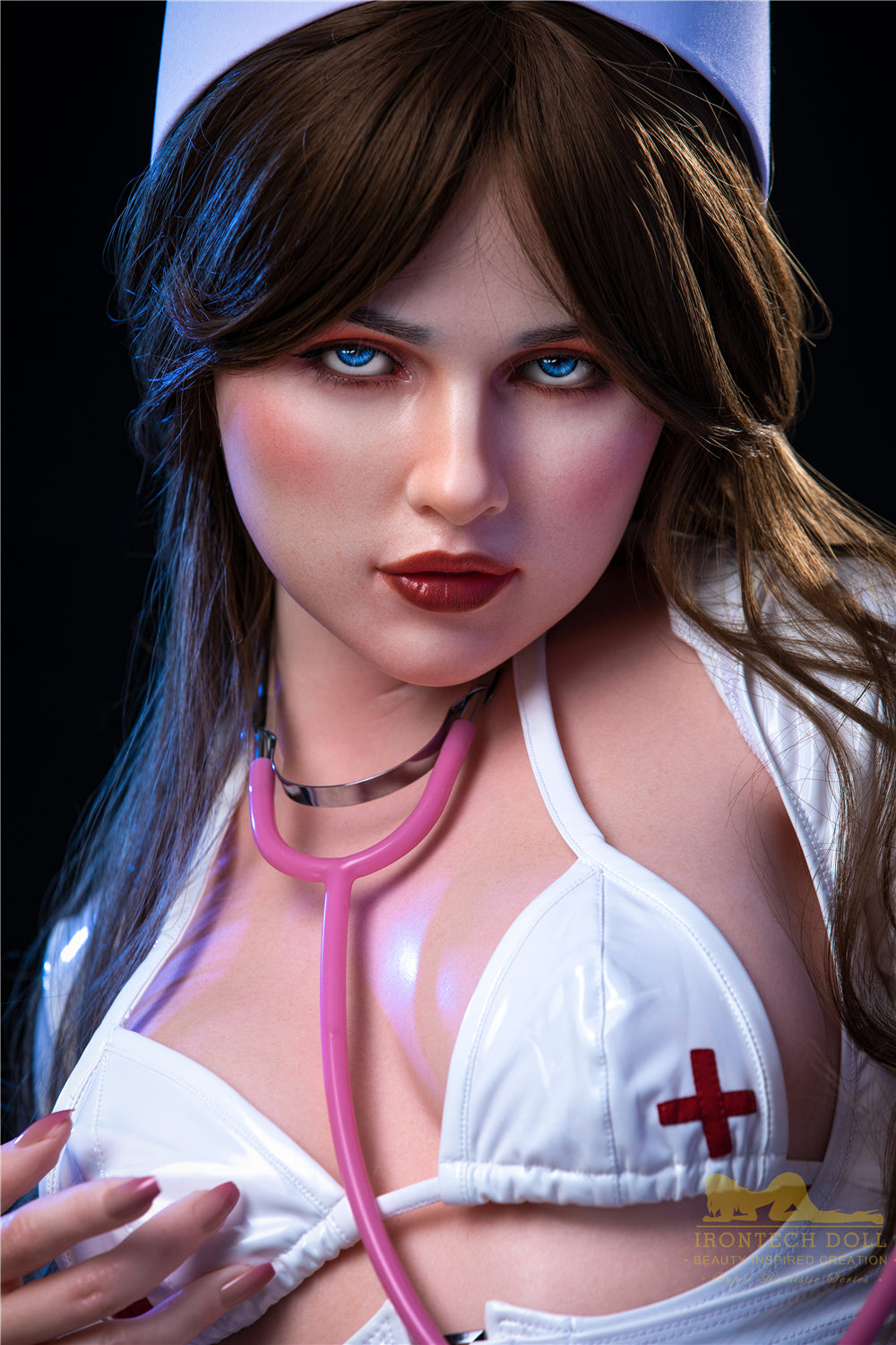 Picture of Irontech Silicone Sex Doll Hazel S18(ROS Available): White Sex Doll (Full Silicone)