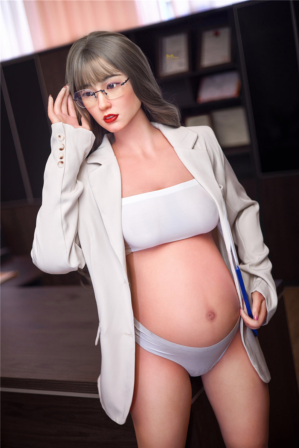 Picture of Irontech Silicone Sex Doll Betty S7: Pregnant Asian Sex Doll（Full Silicone）