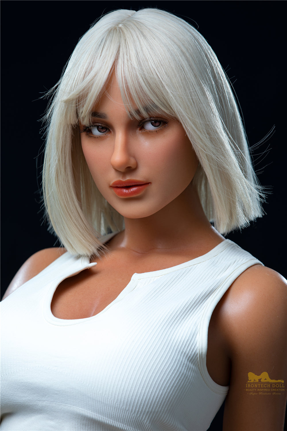 Picture of Irontech Silicone Sex Doll Luna S17(ROS Available): Female White Sex Doll (Full Silicone)