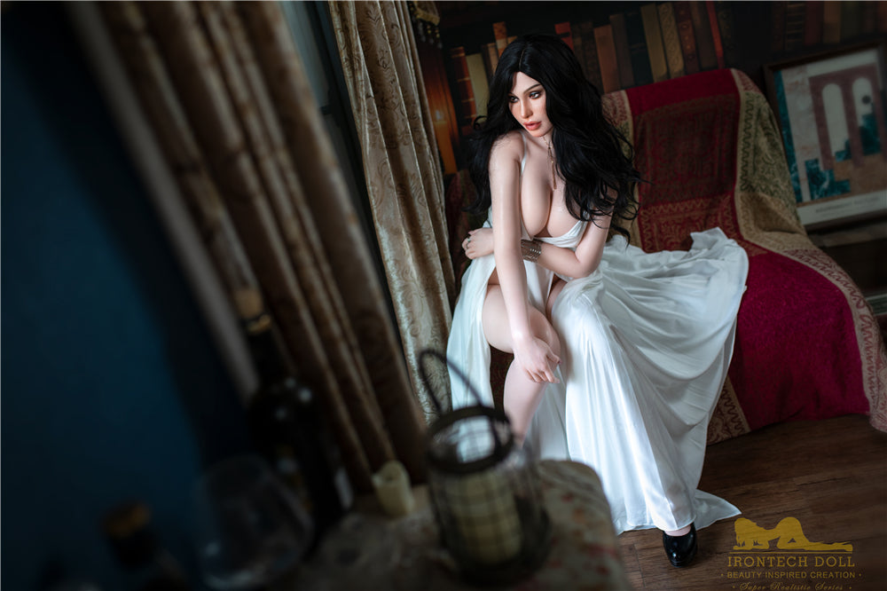 Picture of Irontech Silicone Sex Doll S26(ROS Available): White Sex Doll (Full Silicone)