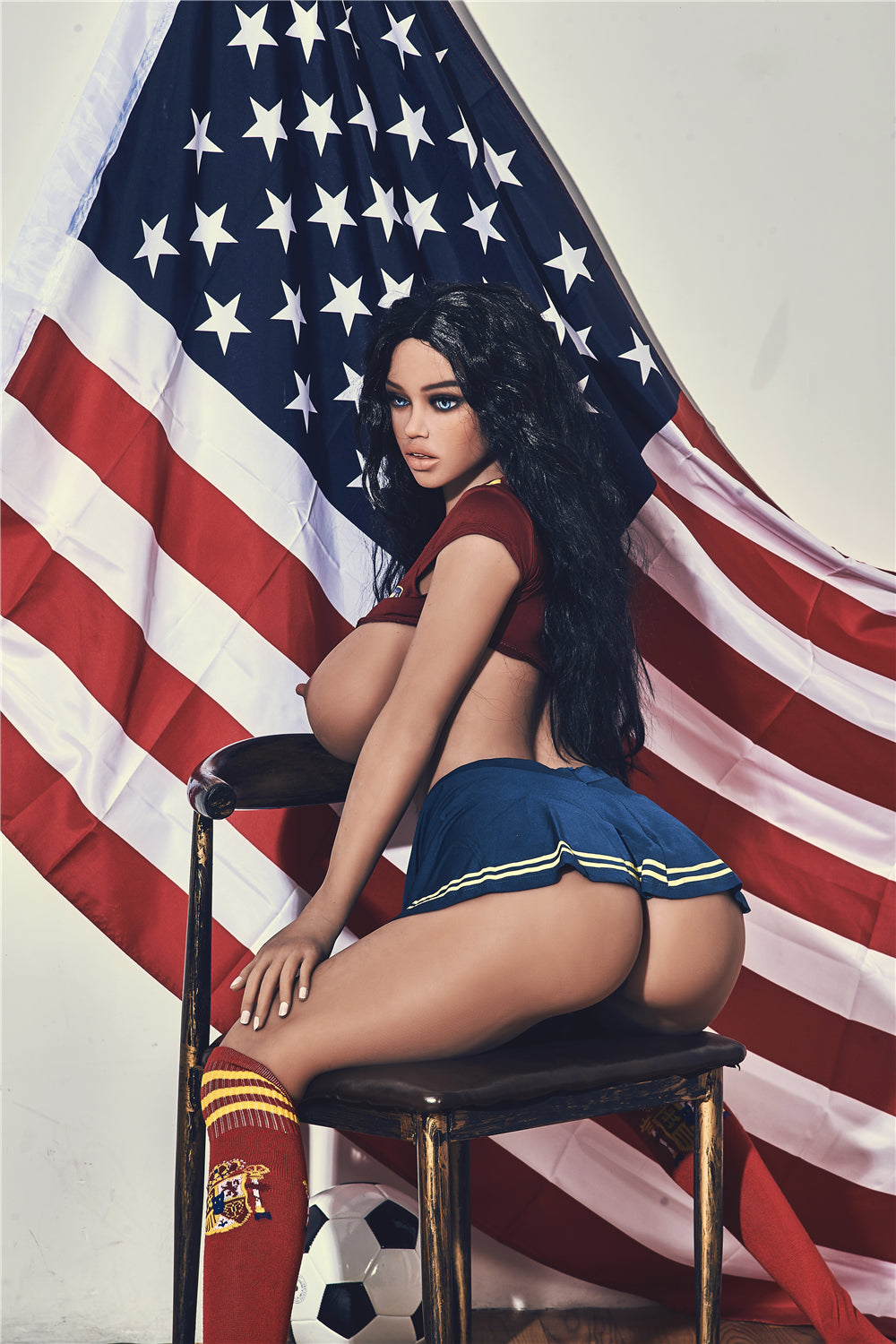 Picture of Irontech Tpe Doll Jane: Irontech Black Sex Doll