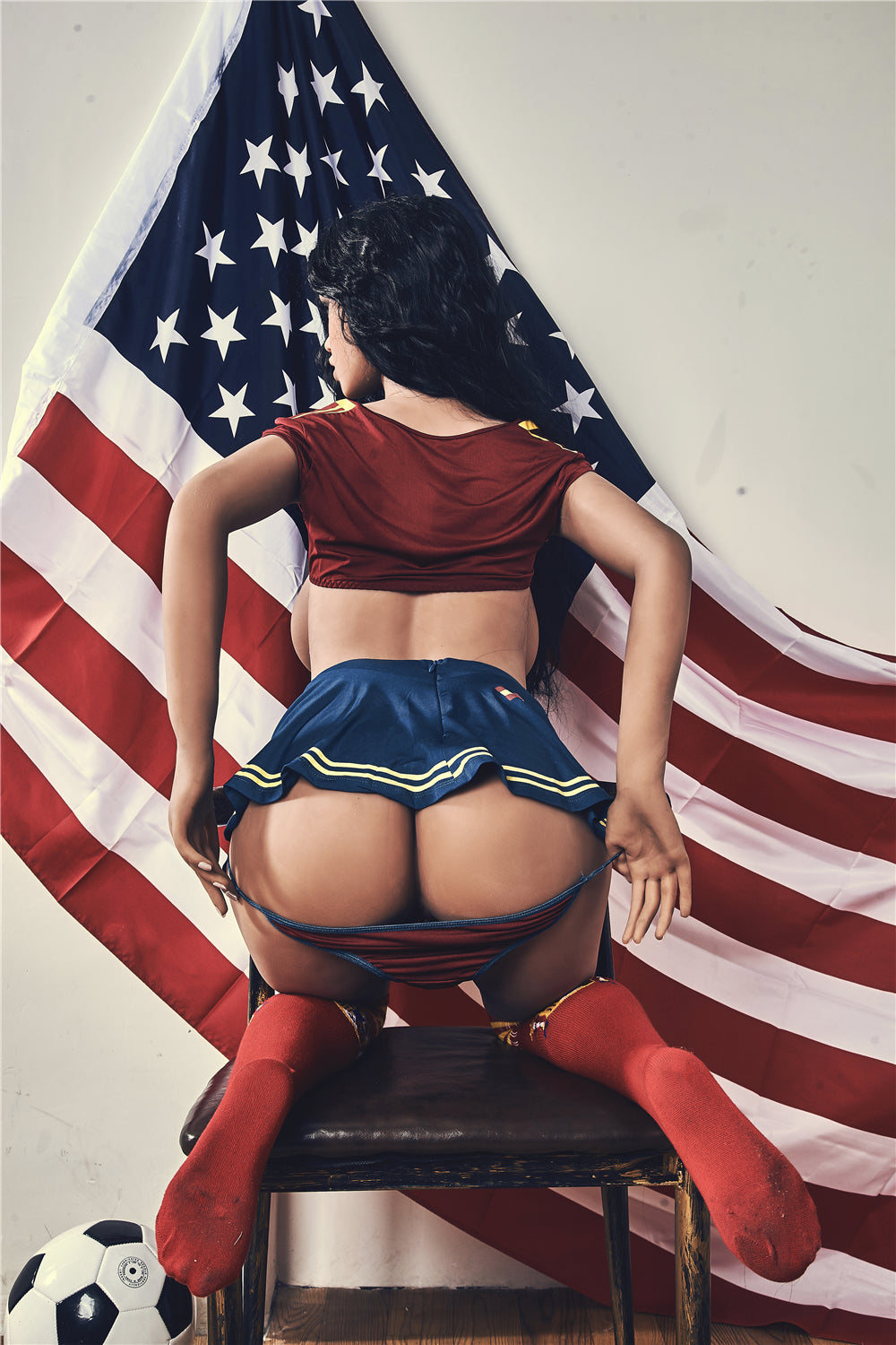 Picture of Irontech Tpe Doll Jane: Irontech Black Sex Doll