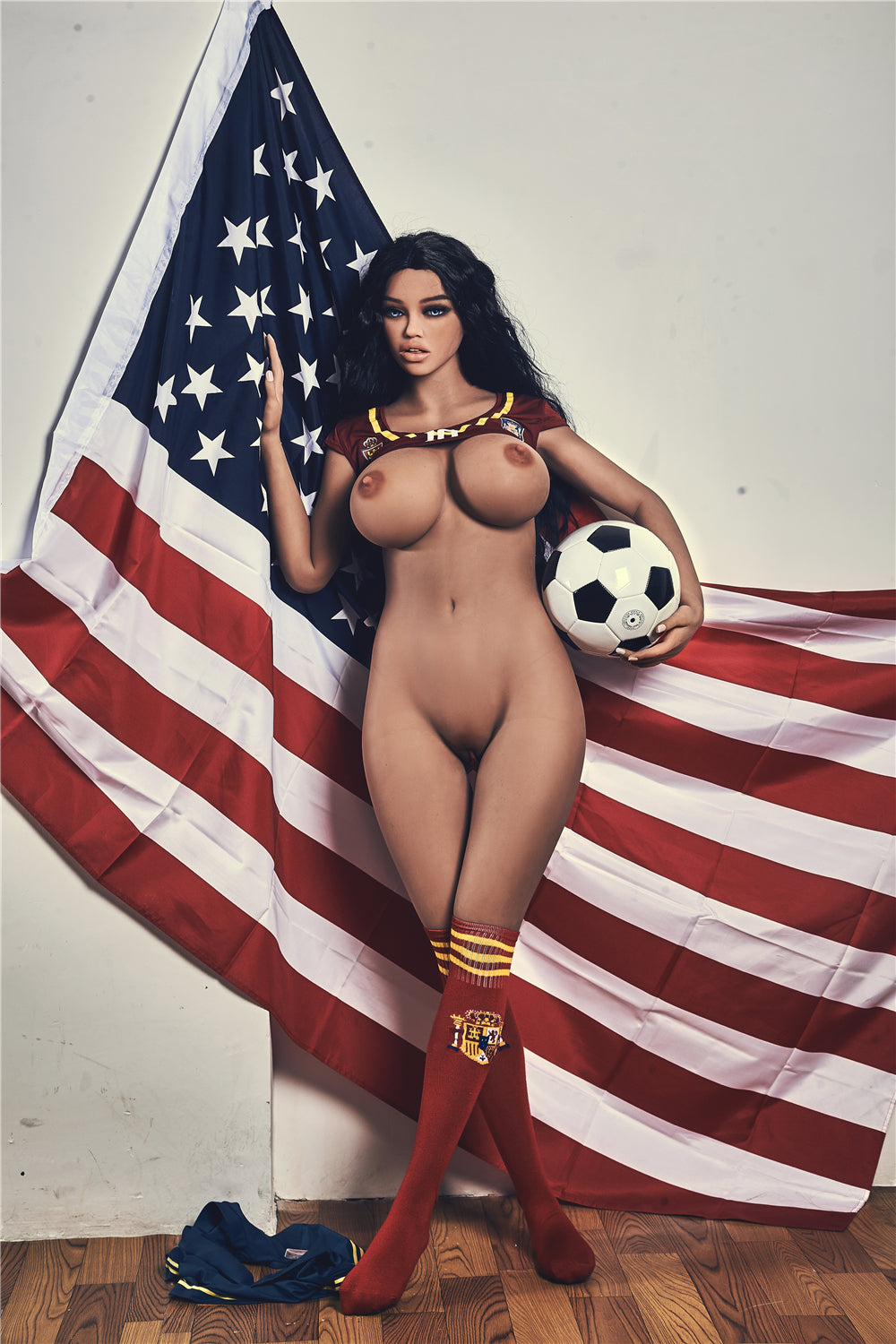 Picture of Irontech Tpe Doll Jane: Irontech Black Sex Doll