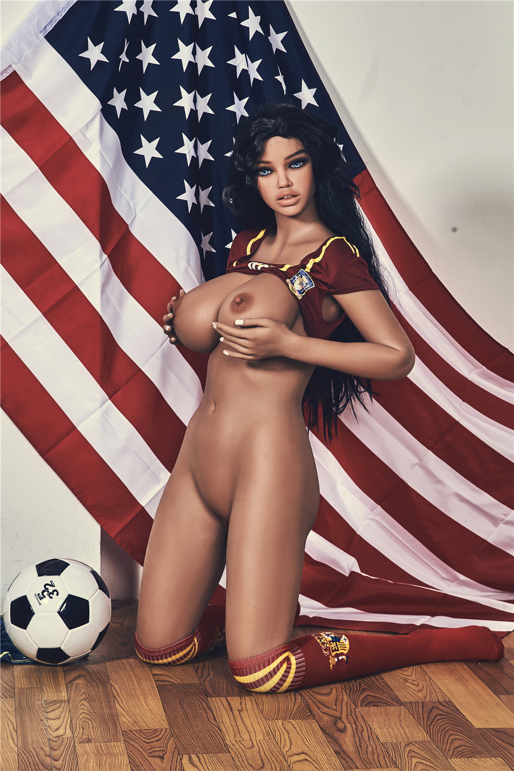 Picture of Irontech Tpe Doll Jane: Irontech Black Sex Doll