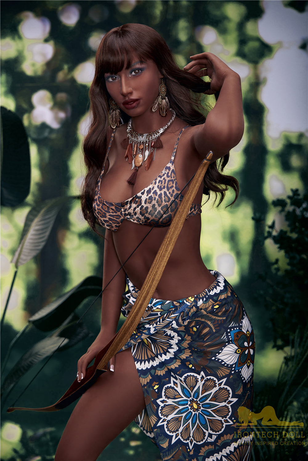 Picture of Irontech Tpe Doll Zara: Irontech Black Sex Doll