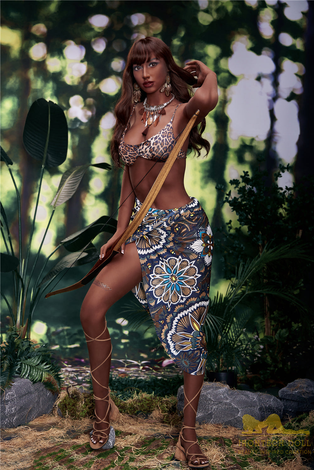 Picture of Irontech Tpe Doll Zara: Irontech Black Sex Doll