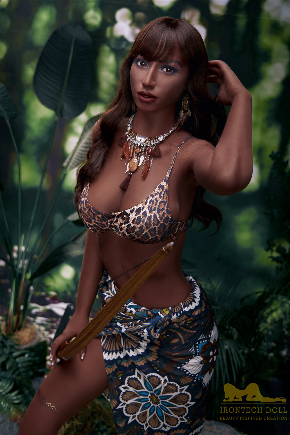 Picture of Irontech Tpe Doll Zara: Irontech Black Sex Doll