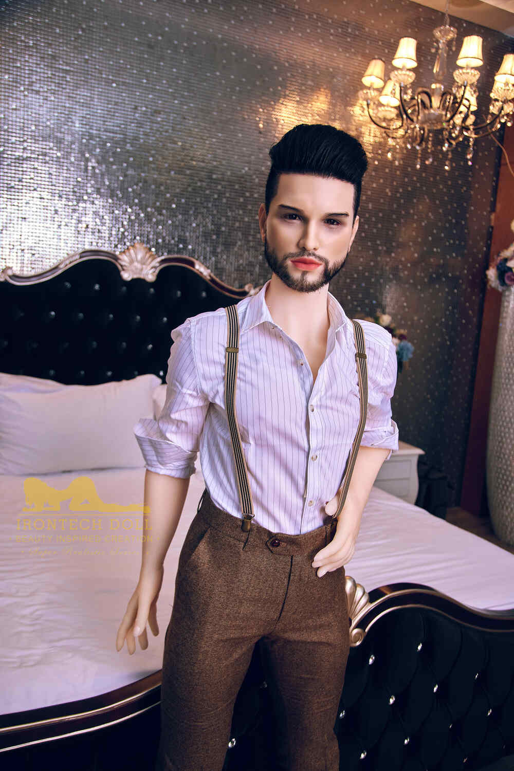 Picture of Irontech Male Sex Doll 162cm/5ft4 Male Silicone Head Sex Doll – Kevin (White Skin)