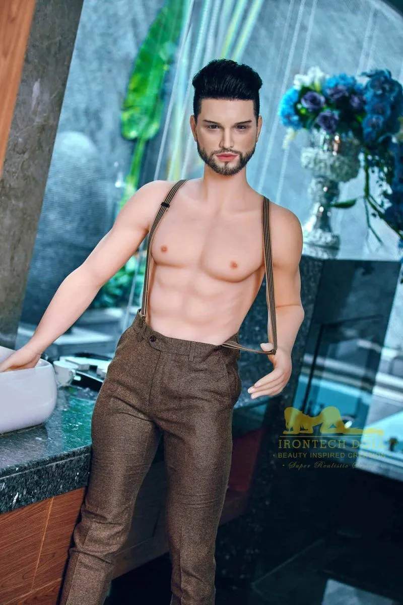 Picture of Irontech Male Sex Doll 162cm/5ft4 Male Silicone Head Sex Doll – Kevin (White Skin)