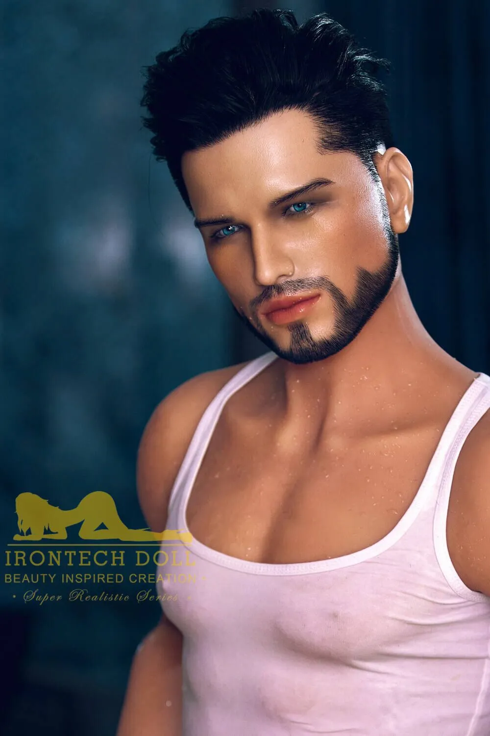 Picture of Irontech Male Sex Doll 162cm/5ft4 Male Silicone Head Sex Doll – Kevin (Tan Skin)