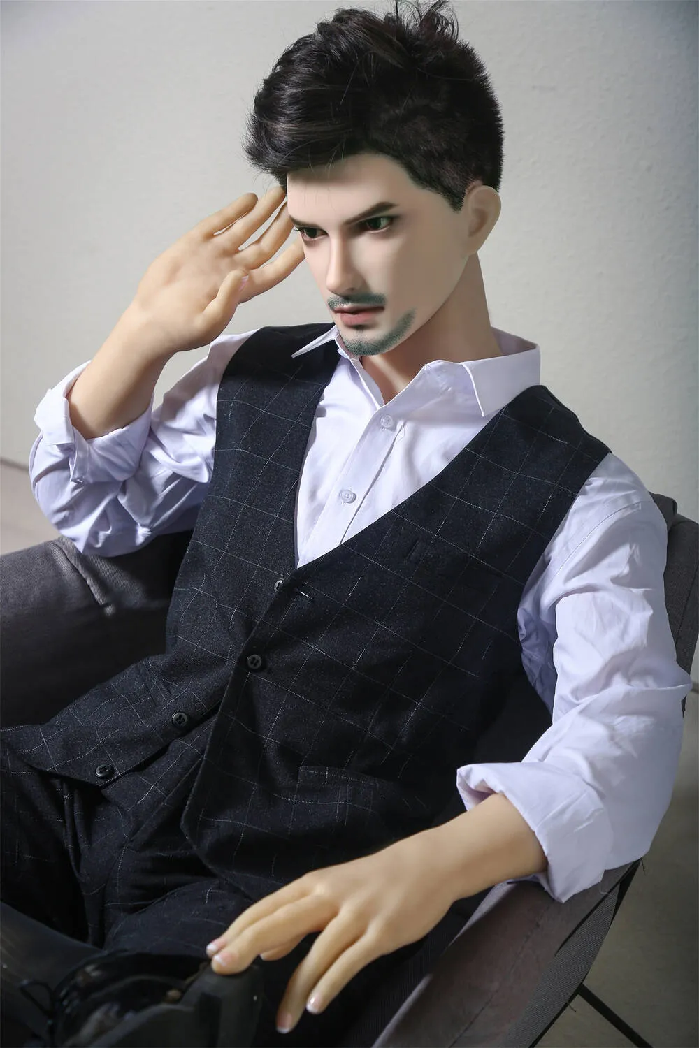 Picture of Qita Male Doll 175cm/5ft9 Male Silicone Head Sex Doll – Zhou