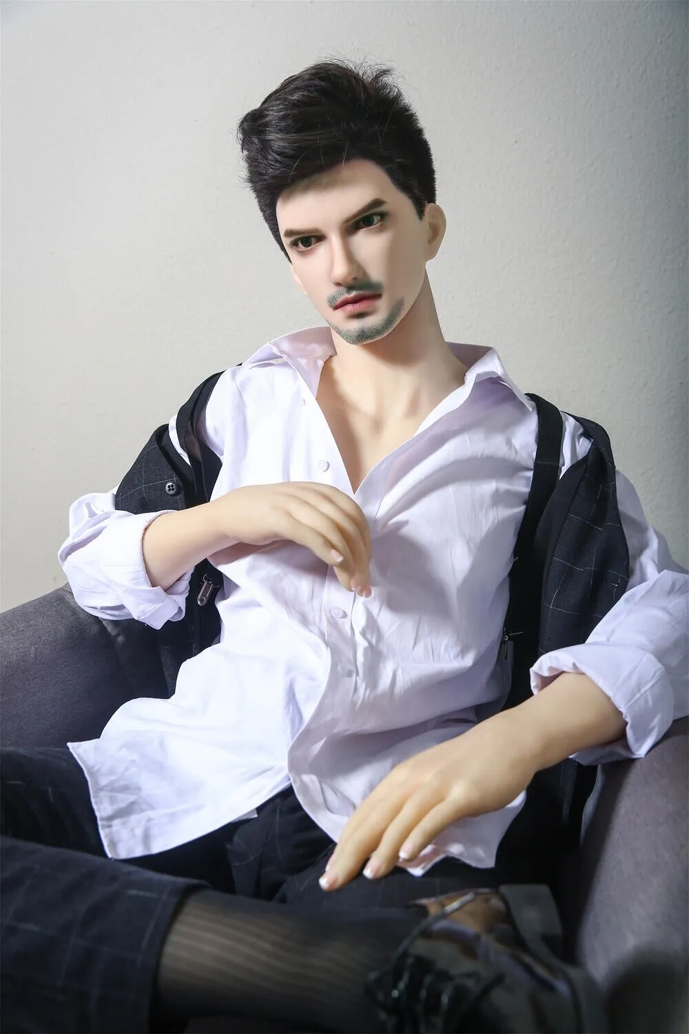 Picture of Qita Male Doll 175cm/5ft9 Male Silicone Head Sex Doll – Zhou