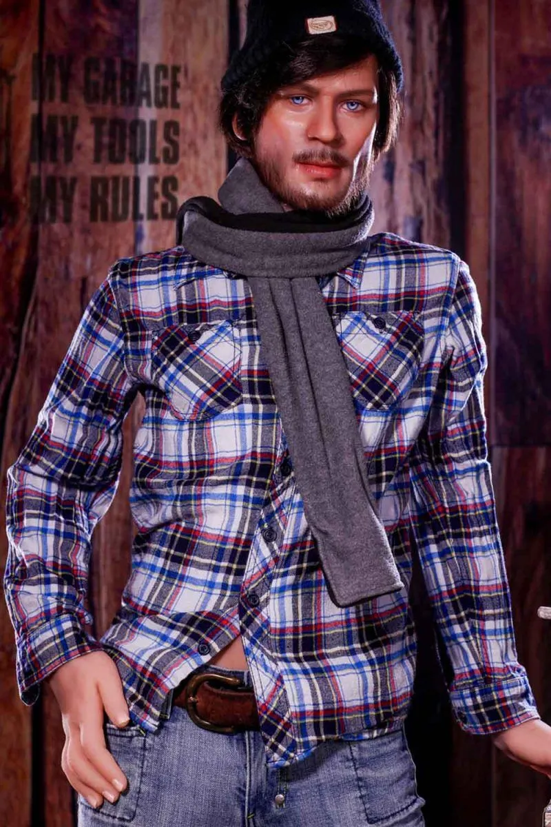 Picture of HR Male Doll 167cm/5ft6 Male Silicone Head Sex Doll – Adair [Hair Implants]