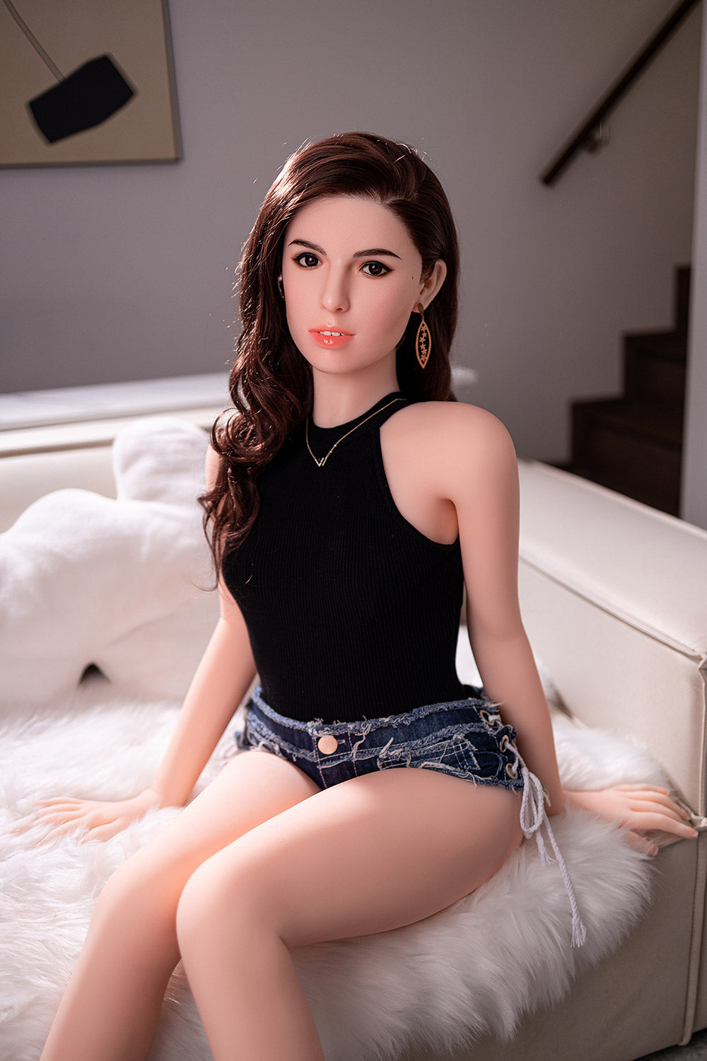Picture of RIDMII Dione Unique Design 5'2 FT (159cm) Silicone Head Realistic Love Sex Doll