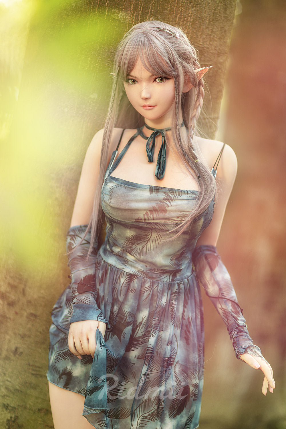 Picture of RIDMII Aggie Unique Design 5'3 FT(163cm) Genie Sex Doll Silicone Head Elf Big Breasts Adult Love Doll